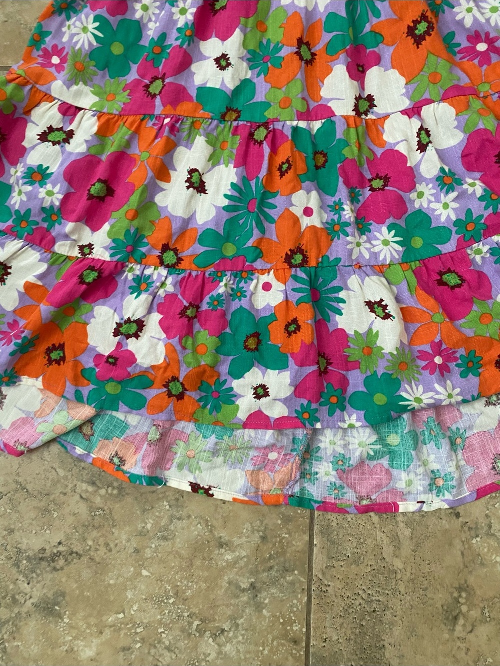 Day+Moon Retro Floral Halter Ruched Bodice Coquette Flowy Mini Feminine Dress S - Picture 7 of 14